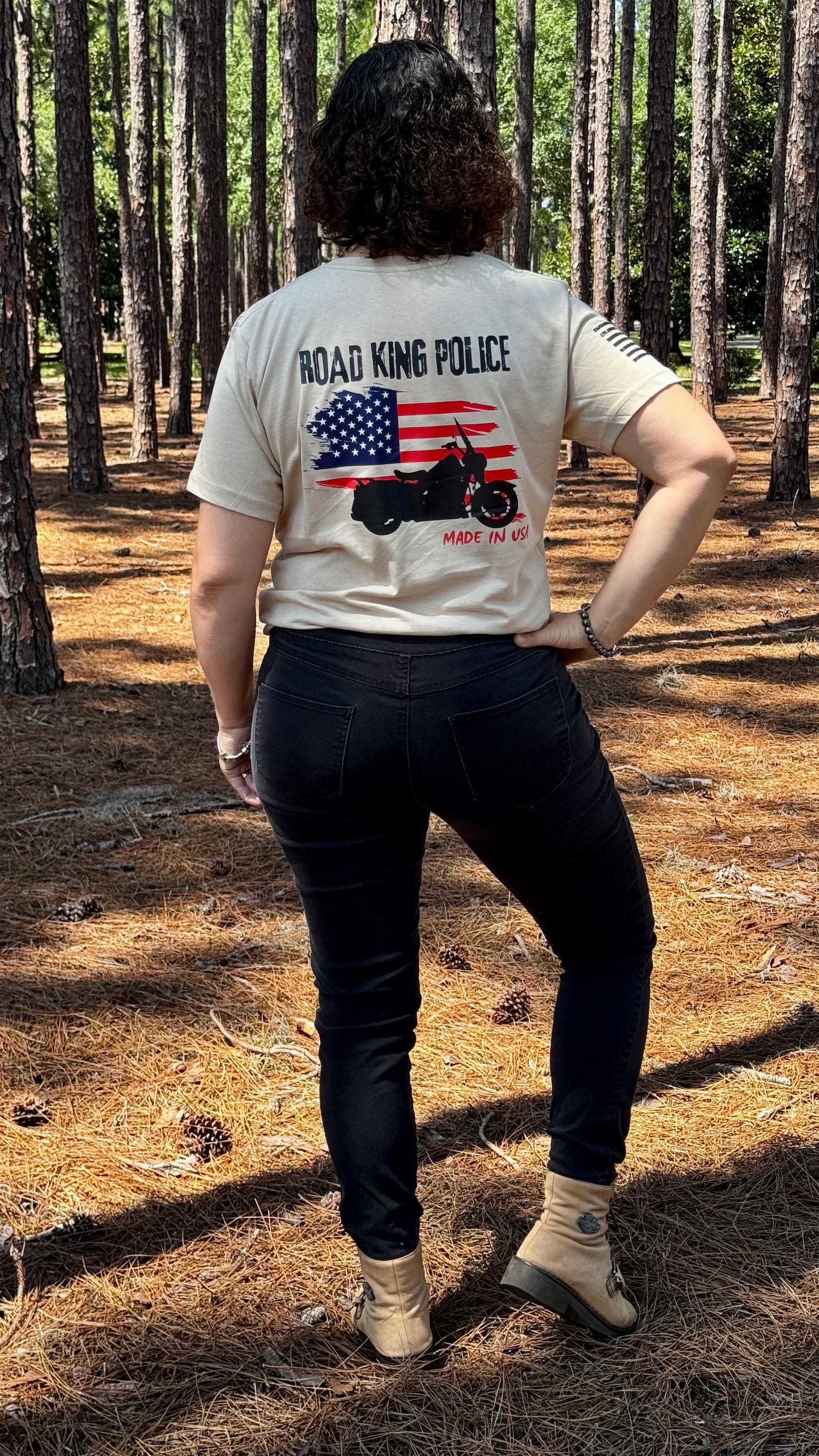 T-Shirt Road King Police