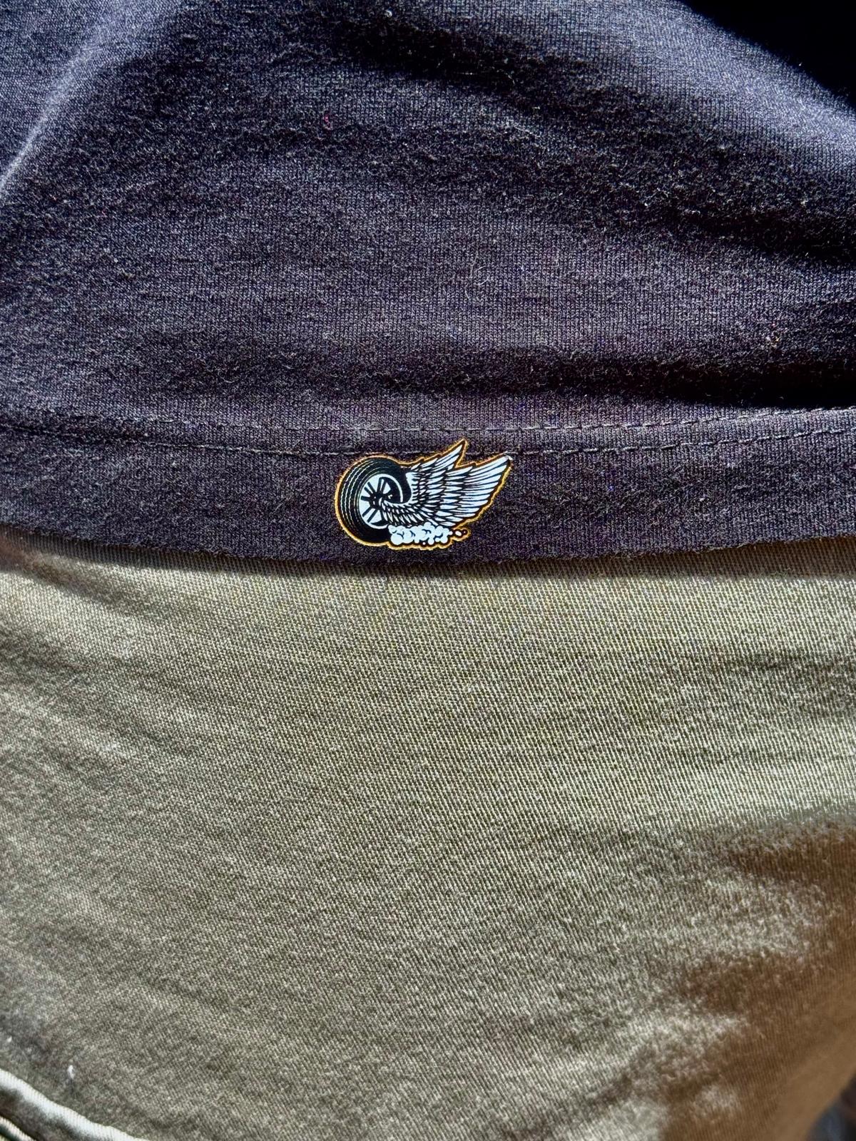 T-Shirt Back the Blue - Moto Skill Society