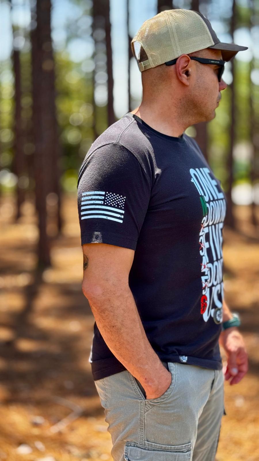 T-shirt One Down Five Don't Use - Moto Skill Society