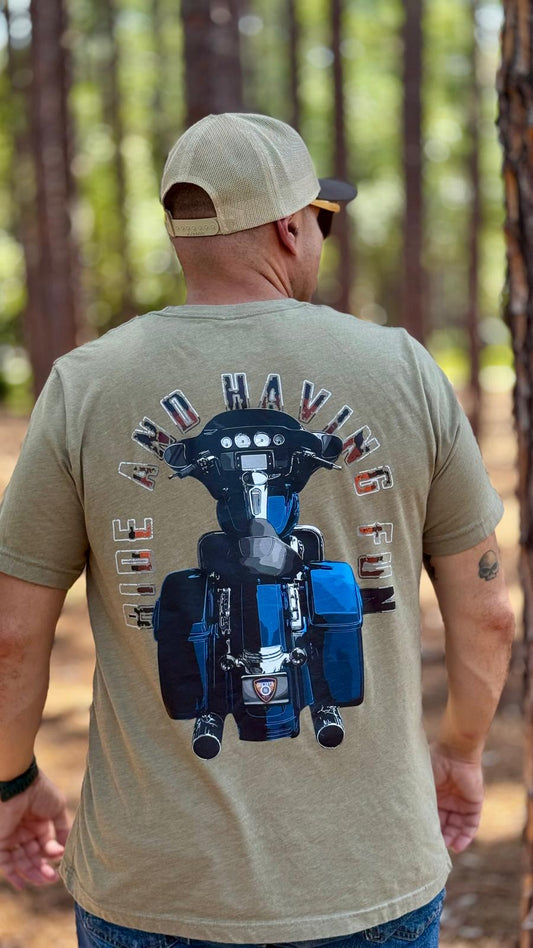 T-Shirt Ride and Having Fun - Moto Skill Society