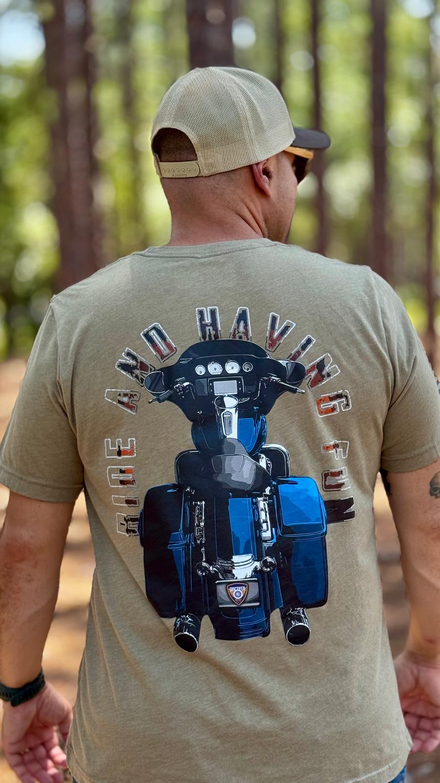 T-Shirt Ride and Having Fun - Moto Skill Society