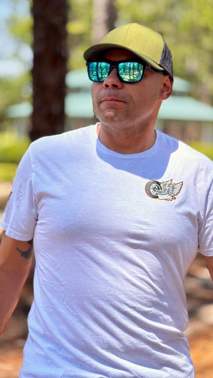 T-Shirt White Moto Skill Society - Moto Skill Society