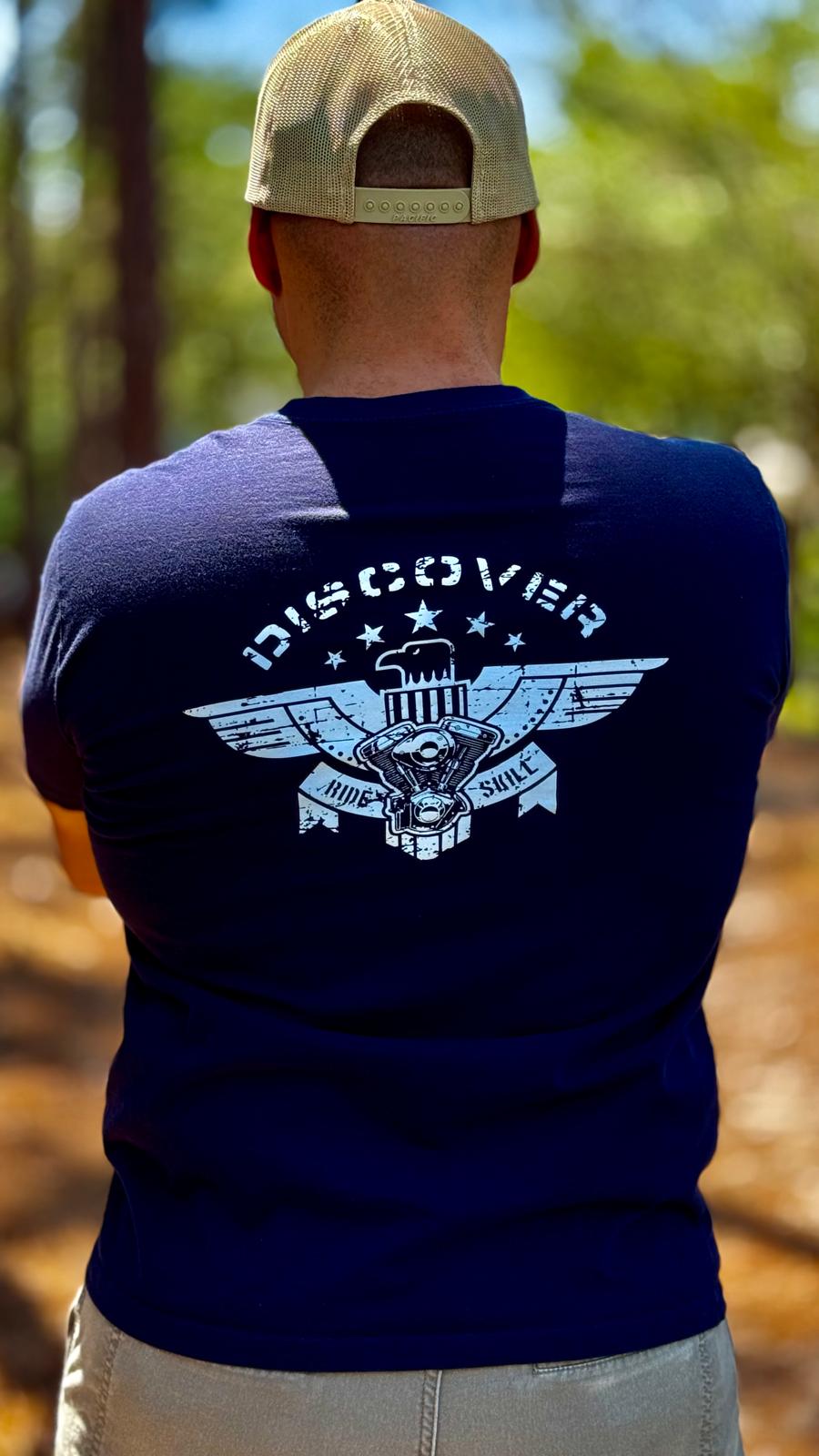 T-Shirt Discover Ride Skill - Moto Skill Society