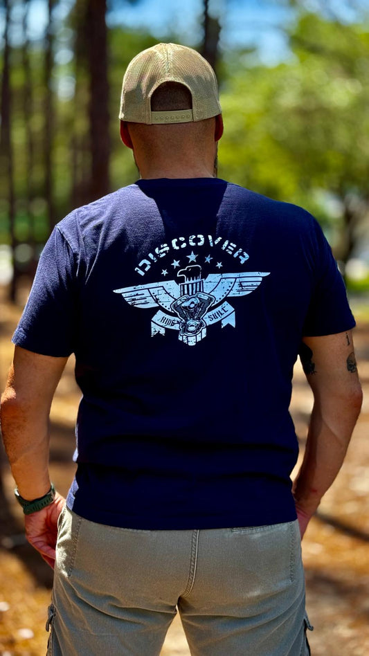 T-Shirt Discover Ride Skill - Moto Skill Society